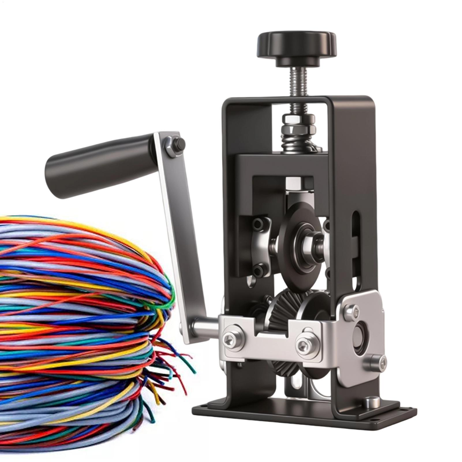 Power Tools In Electrical - เครื่องปอกสายทองแดงแบบใช้สว่านและมือหมุน เครื่องมือปอกสายไฟแบบแมนนวลสำหรับช่างไฟฟ้าและงานไฟฟ้า
