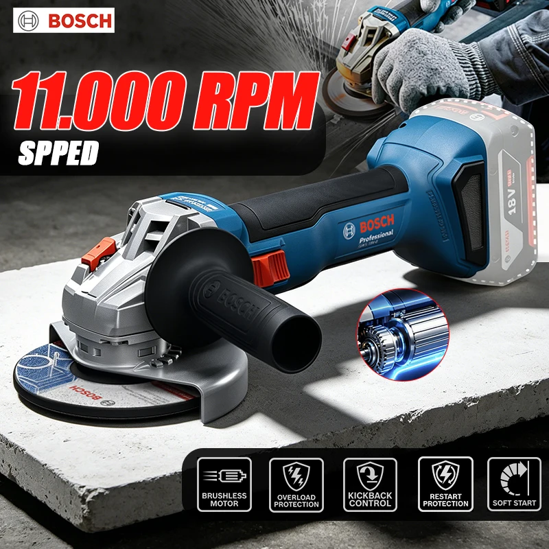 Power Tools Professional - เครื่องเจียรไร้สาย BOSCH GWS 18V-8 18V รุ่น