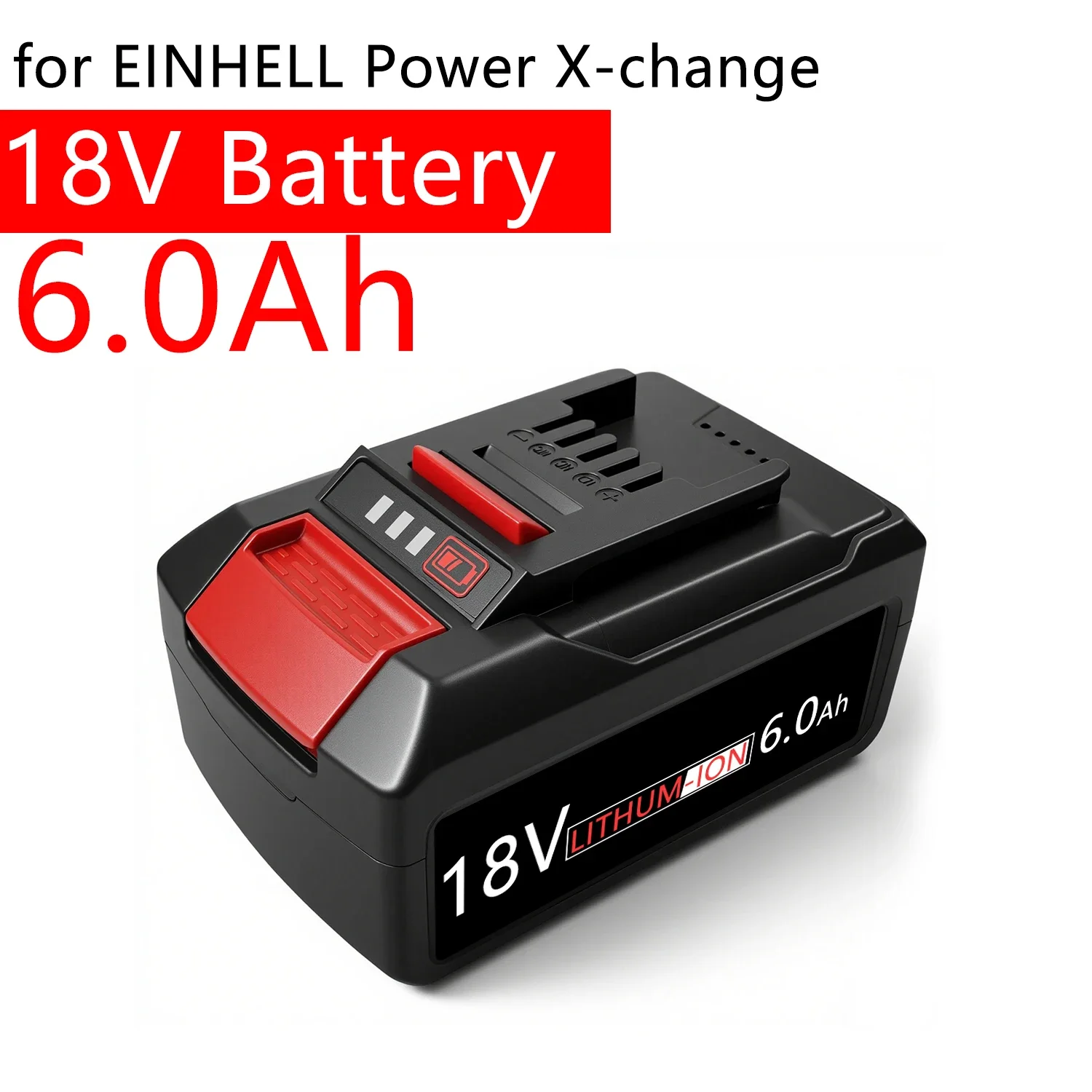 Power Xchange Tools - แบตเตอรี่ทดแทนใหม่ 6000mAh รุ่น EIN18C2 แบตเตอรี่ลิเธียมไอออนสำหรับแบตเตอรี่ EINHELL