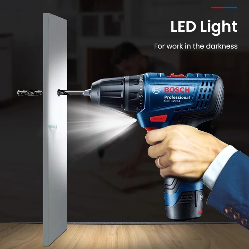 สว่านไฟฟ้า Bosch GSR120-LI 12V - Power Tools Professional บทวิจารณ์และราคา