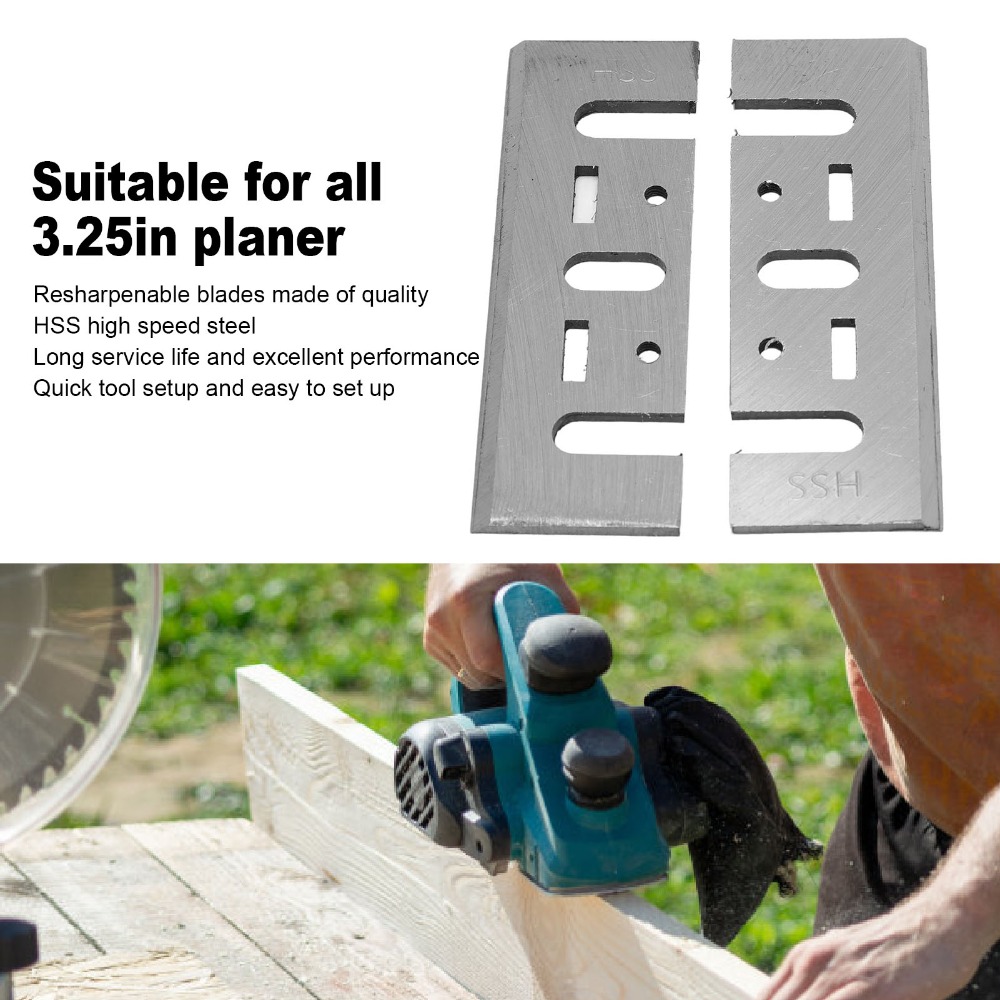 ใบมีดไสไม้ความยาว 82 มม. (2 ชิ - Planer Handheld Electric บทวิจารณ์และราคา