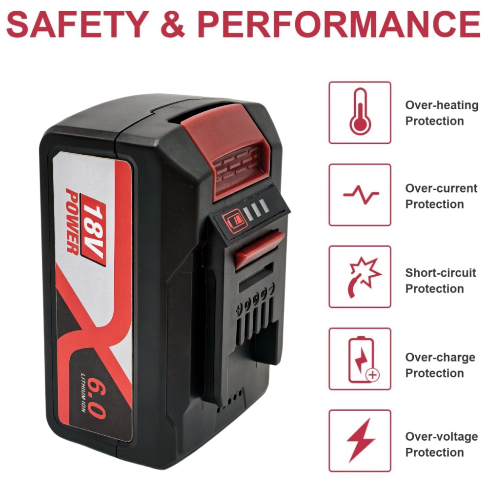 แบตเตอรี่ทดแทน 18V PXC1830 6.0 - Power Xchange Tools บทวิจารณ์และราคา