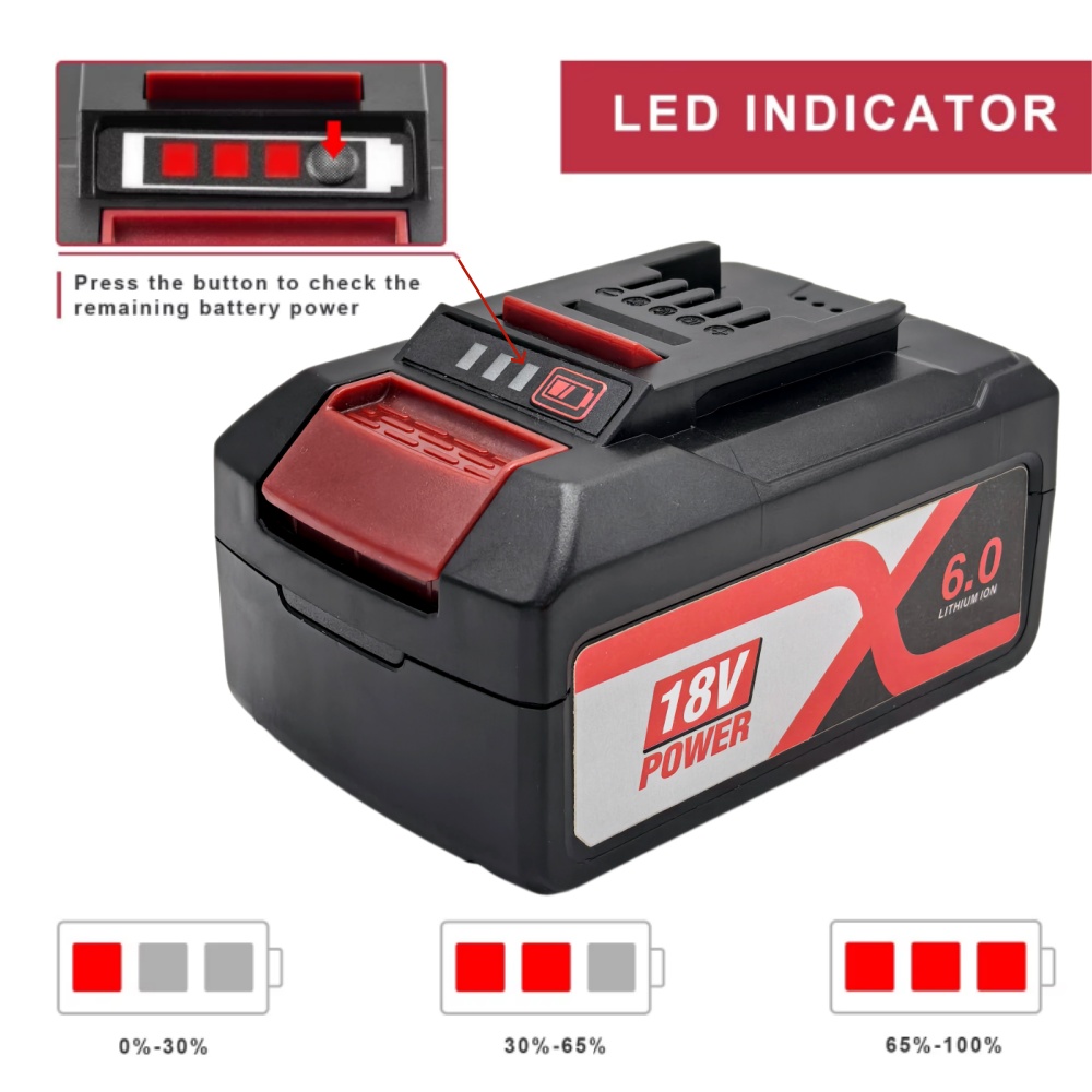 แบตเตอรี่ทดแทน 18V PXC1830 6.0 - Power Xchange Tools บทวิจารณ์และราคา