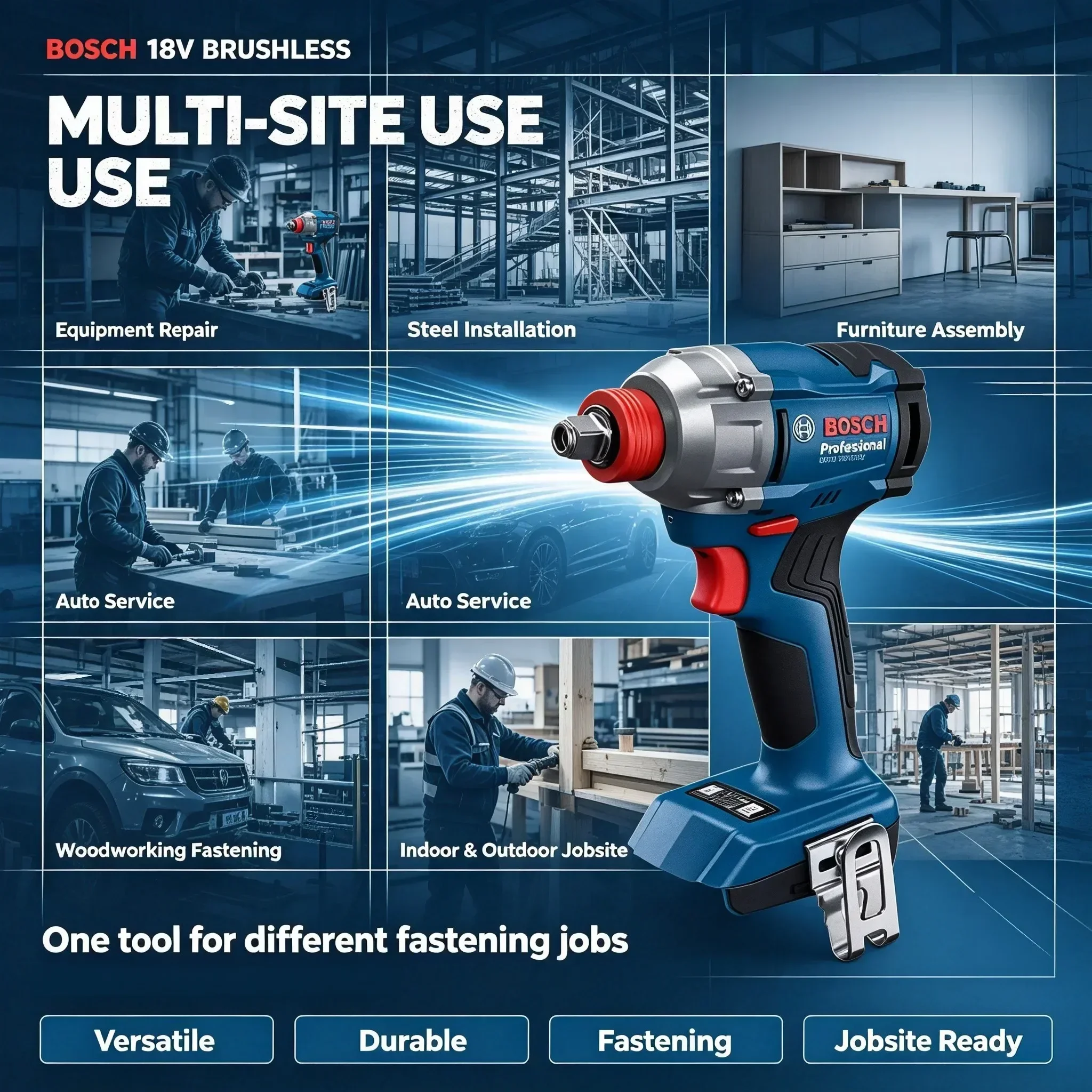 บ๊อช GDX 18V-285 ไขควงกระแทกไร - Power Tools Professional บทวิจารณ์และราคา