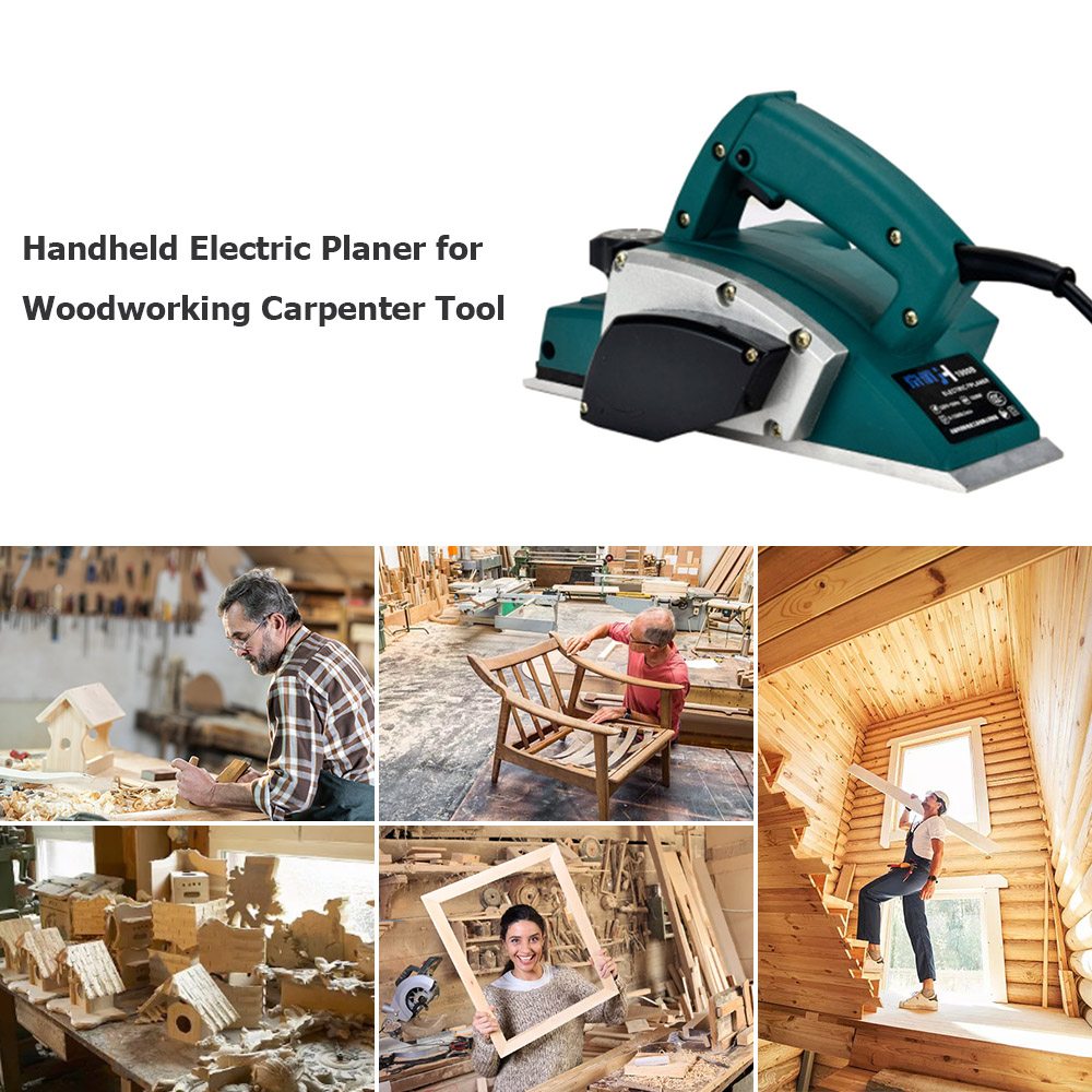 เครื่องไสไม้ไฟฟ้าแบบมือถืออเนก - Planer Handheld Electric บทวิจารณ์และราคา